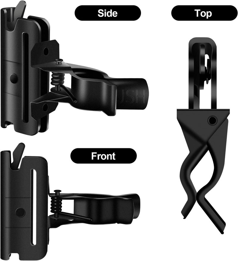 Onesnt 6 Pack E-Track Tool Holders |E Track Accessories for Enclosed Trailer to Keep Rakes,Shovels, Broom|e Track Tool Holder Hanger for Trailer Accessories| Tool Stabilizer for Etrack Accessories - Image 3